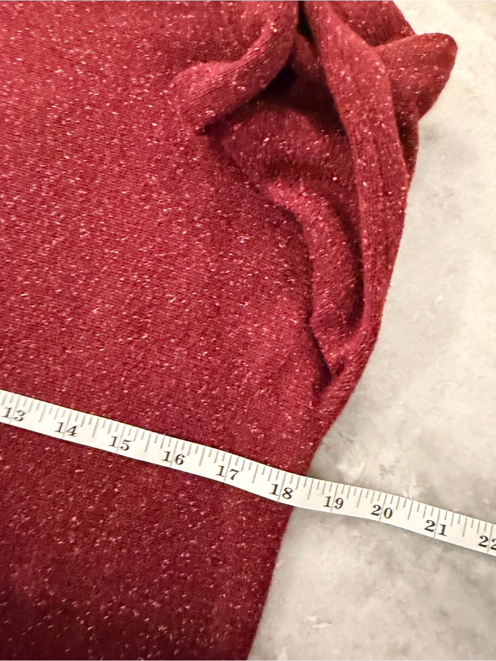 J.Jill Size S Silk Cotton Blend Burgundy Boatneck Flecked Long Sleeve Sweater - Picture 7 of 9